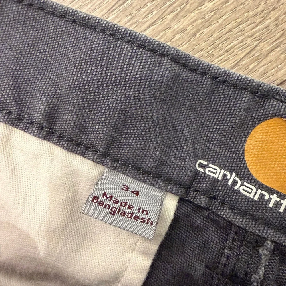 Lot of 3 Carhartt Relaxed Fit Cargo Shorts Mens 34 Blue Green Tan Ripstop Force